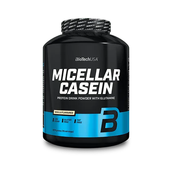 BioTechUSA Micellar Casein Proteinpulver mit Vanillegeschmack