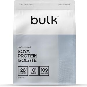 Bulk Soy Protein Isolate 90, Vegan Protein Powder, 1 kg